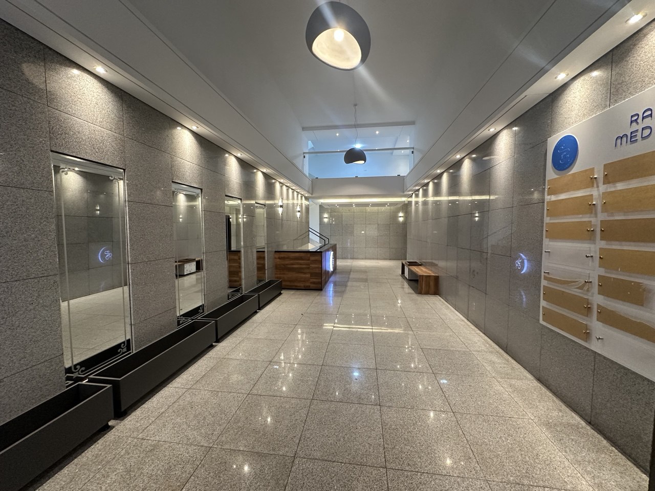 Ultrasound equipment prepared in exam room